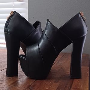 Black Platform Heels